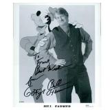 Goofy Bill Farmer signed photo. JSA Authenticated