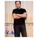 Elon Musk signed photo