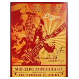Santana signed poster