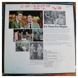 Talk Show Host Regis Philbin signed album