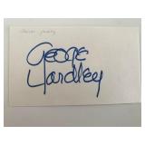 George Yardley original signature