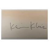 Theatre Hall of Fame Actor Kevin Kline autograph