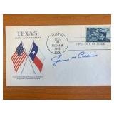 Texas Congressman James M Collins signed first...