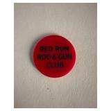 Red Run Rod & Gun club plastic disc