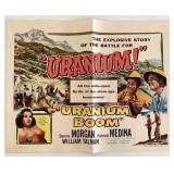 Uranium Boom vintage 1956 movie poster