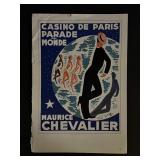 Paris France Follies Bergere Vintage Art Print