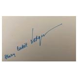 US Senator Henry Cabot Lodge signature