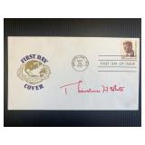 Theodore Harold White signed first day cover
