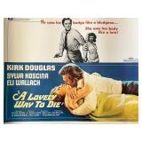 A Lovely Way to Die 1968 vintage movie poster