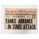 New York Journal American 1943 Vintage Newspaper