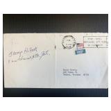 George Hudson Foet signed first day cover