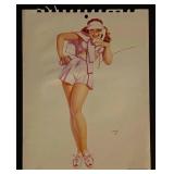 1945 George Petty Pin Up Artwork