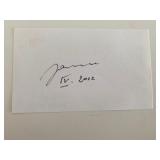 General Wojciech Jaruzelski original signature