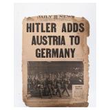 Daily News 1938 Vintage Newspaper