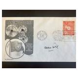 Charles Malik signed first day cover