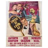 Lovely to Look At 1952 vintage movie poster
