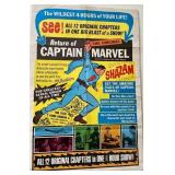 Captain Marvel vintage comic poster