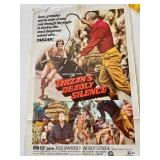 Tarzan's Deadly Silence vintage movie poster