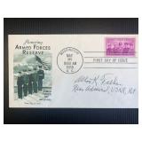 Alton K Fisher signed first day cover