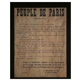 Vintage reprint 1940 French Paper