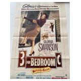 3 for Bedroom C 1952 vintage movie poster