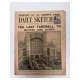 Daily Sketch 1936 Vintage Newspaper