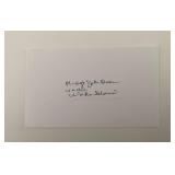 US Marine Corps Sgt. John Dale original signature
