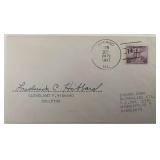 Sculptor Frederick Hibbard signed envelope