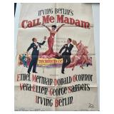 Call Me Madam 1953 vintage movie poster