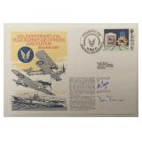 WWII 1987 Telegraphist Air Gunners signed 40th...