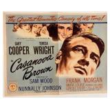 Casanova Brown vintage 1944 movie poster