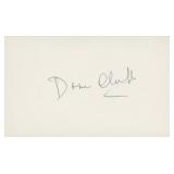 Dane Clark 'Comedian'signature cut