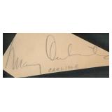 One Frightened Night Mary Carlisle signature cut