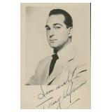 CBS Announcer Tony Marvin signed photo