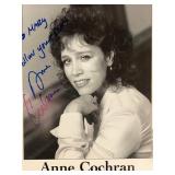 Grammy Award Winning Singer Anne Cochran signed...