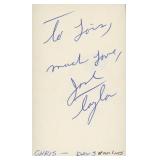 Beverly Hills 90210 Josh Taylor signed note