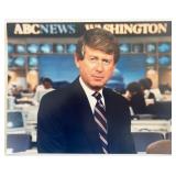 Broadcaster Ted Koppel signed photo