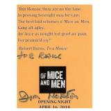 Of Mice and Men signed Joker playing card