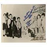 Our Gang Little Rascals Cast Signed Photo