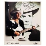 Jett Williams signed photo