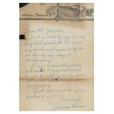 Opera Star Jerome Hines signed hand written letter