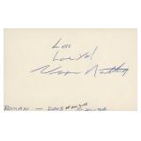 LA Law Wayne Northrop signed note