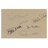 Gilligan's Island Cast Signed Card