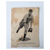 MLB Player Rip Sewell signed photo card