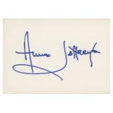 Dillinger Anne Jeffreys signature cut