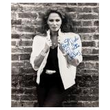 Jackie Collins signed photo