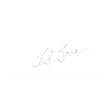MLB Frank Torre original signature