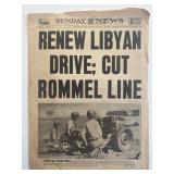 New York Sunday News Original 1942 Vintage...