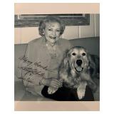 Betty White signed photo