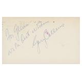 The Sixth Sense Gary Collins signed note